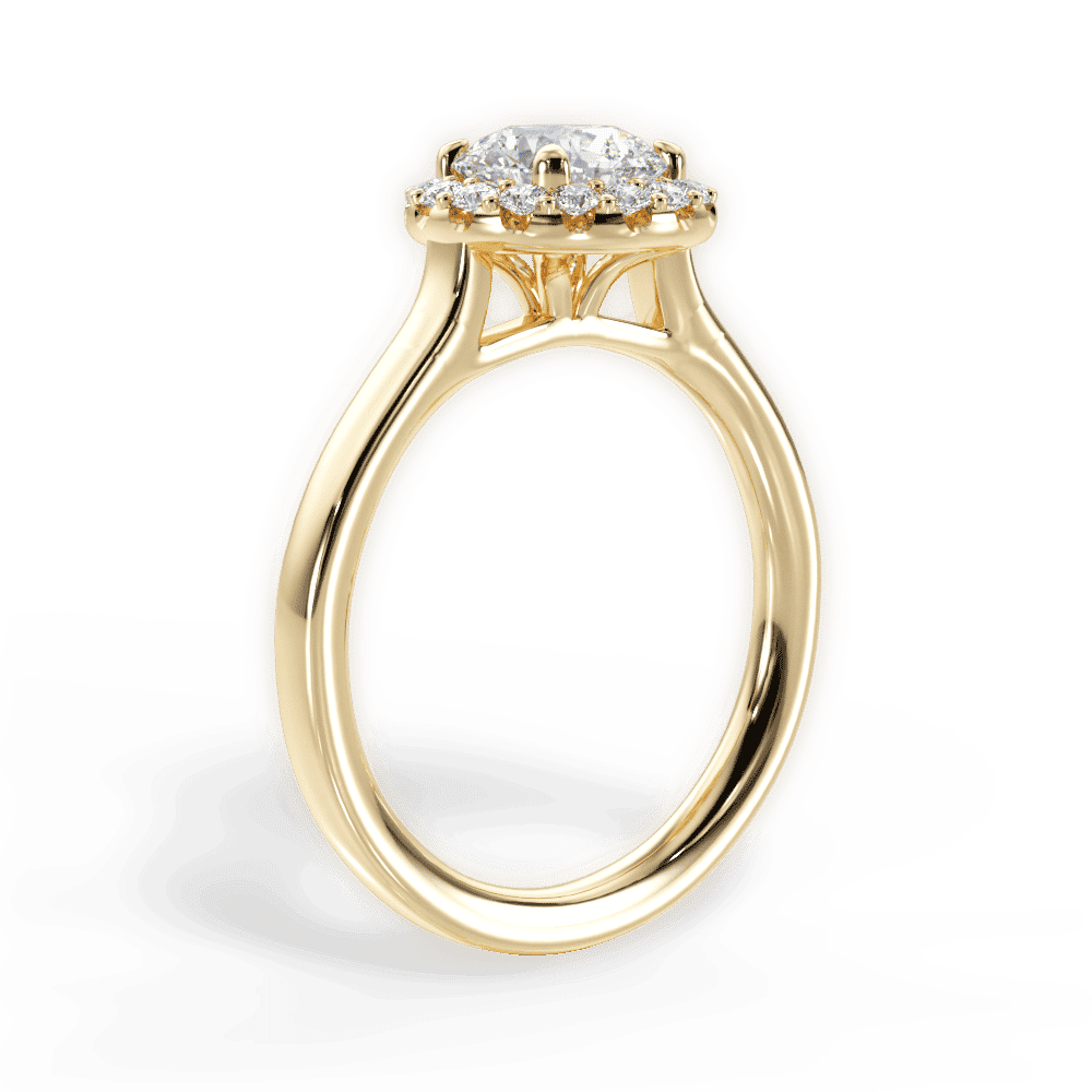 14kt Yellow Gold/18kt Yellow Gold/round/front