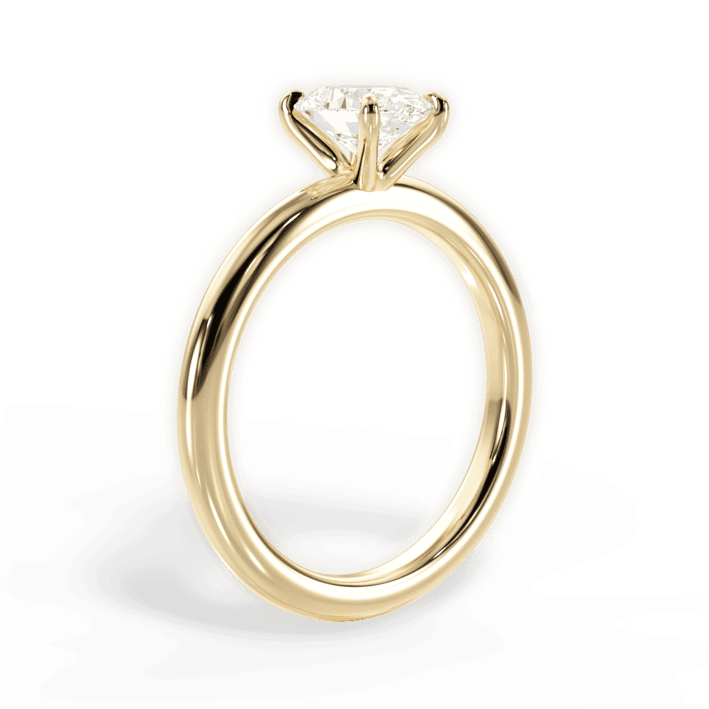 14kt Yellow Gold/18kt Yellow Gold/oval/front
