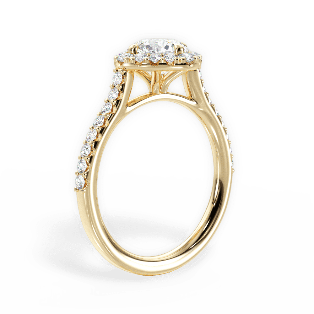 14kt Yellow Gold/18kt Yellow Gold/round/front