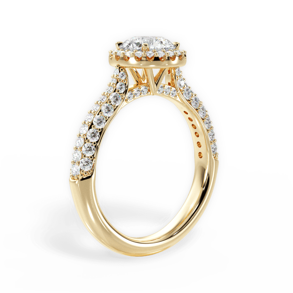 14kt Yellow Gold/18kt Yellow Gold/round/front