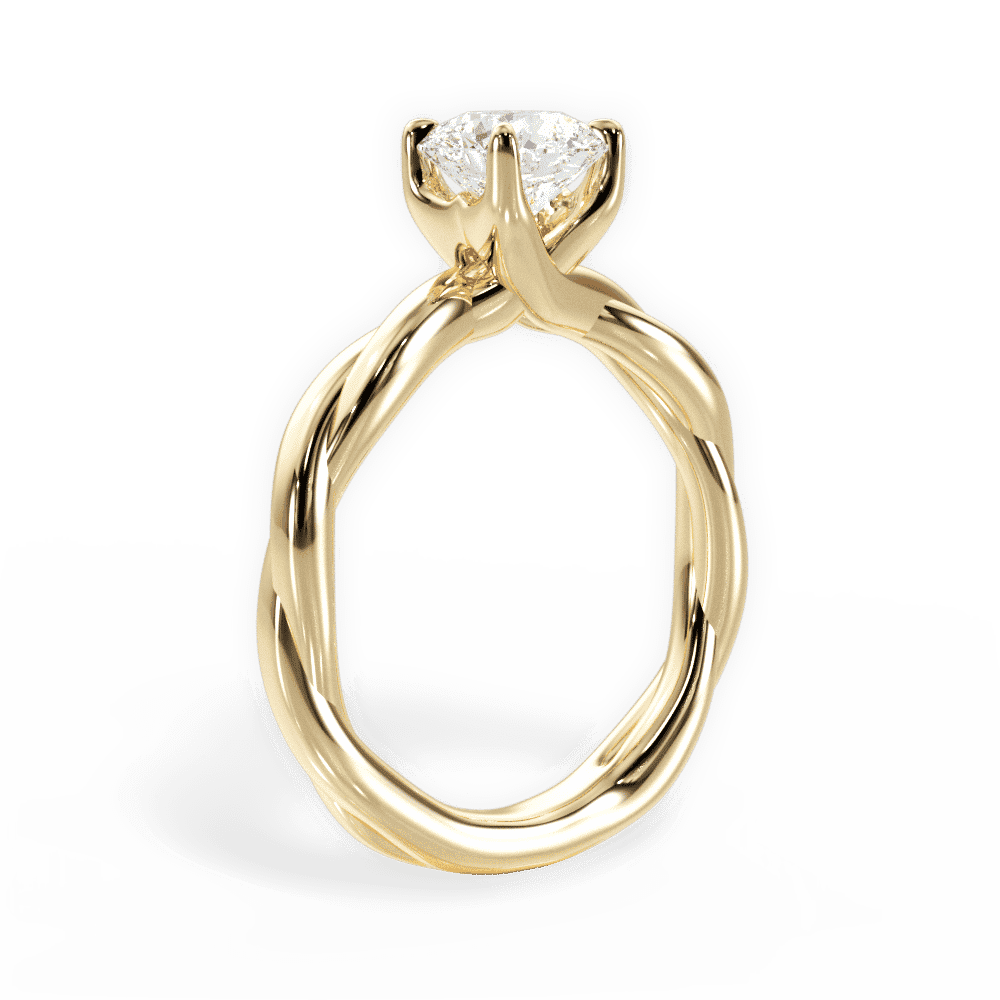 14kt Yellow Gold/18kt Yellow Gold/round/front