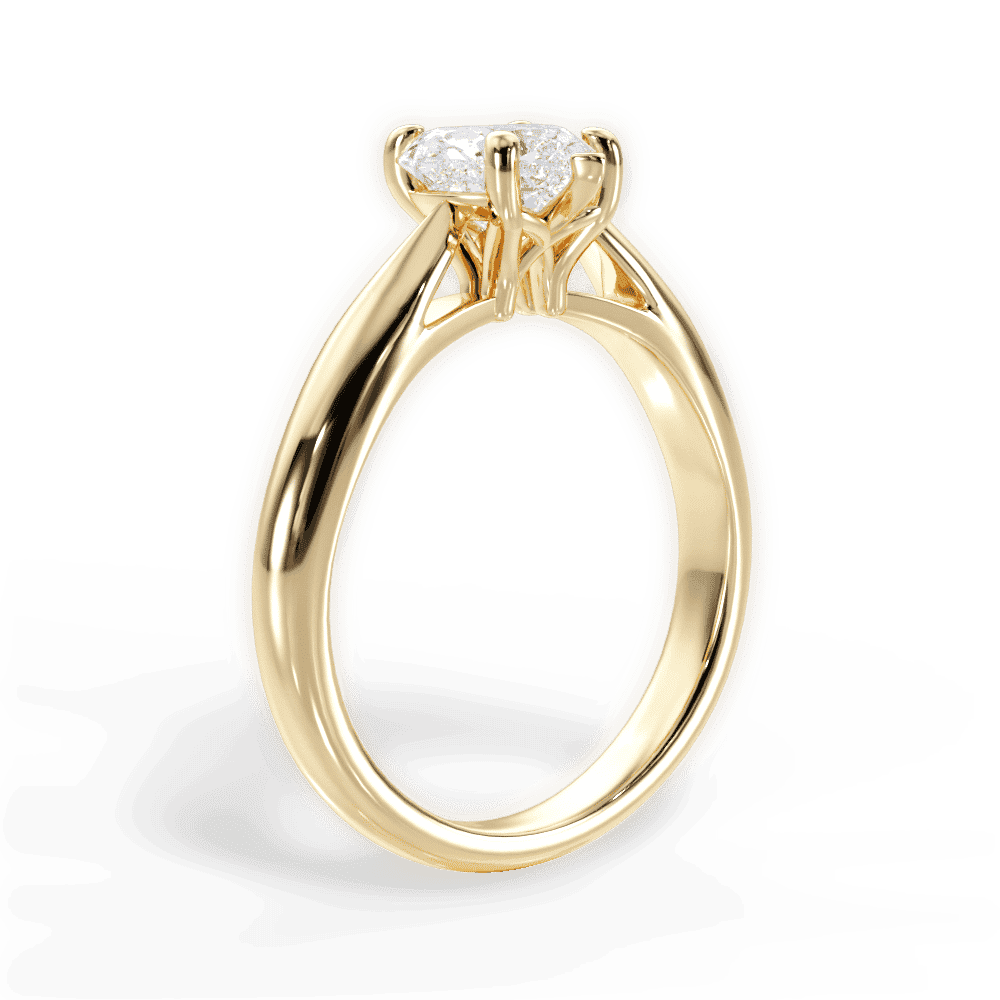 14kt Yellow Gold/18kt Yellow Gold/heart/front