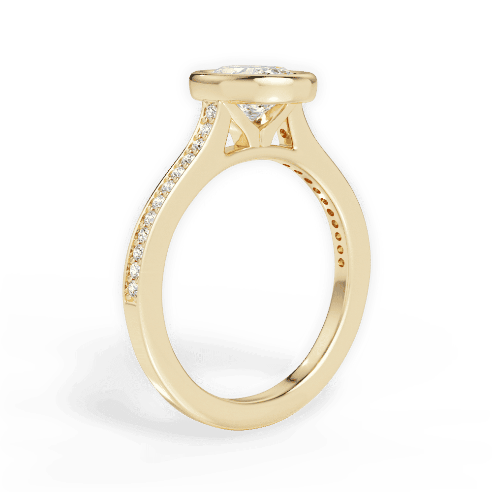 14kt Yellow Gold/18kt Yellow Gold/oval/front