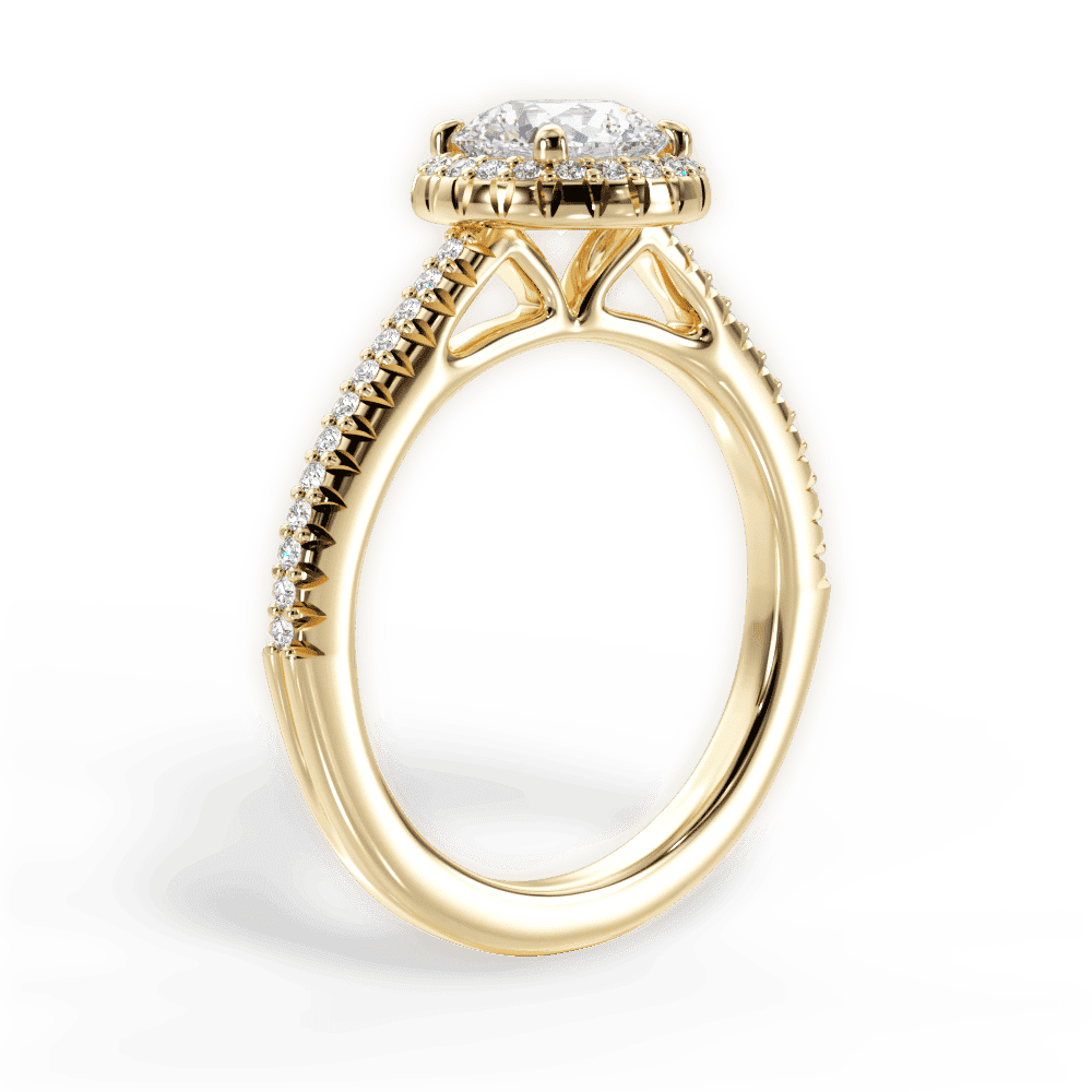 14kt Yellow Gold/18kt Yellow Gold/round/front