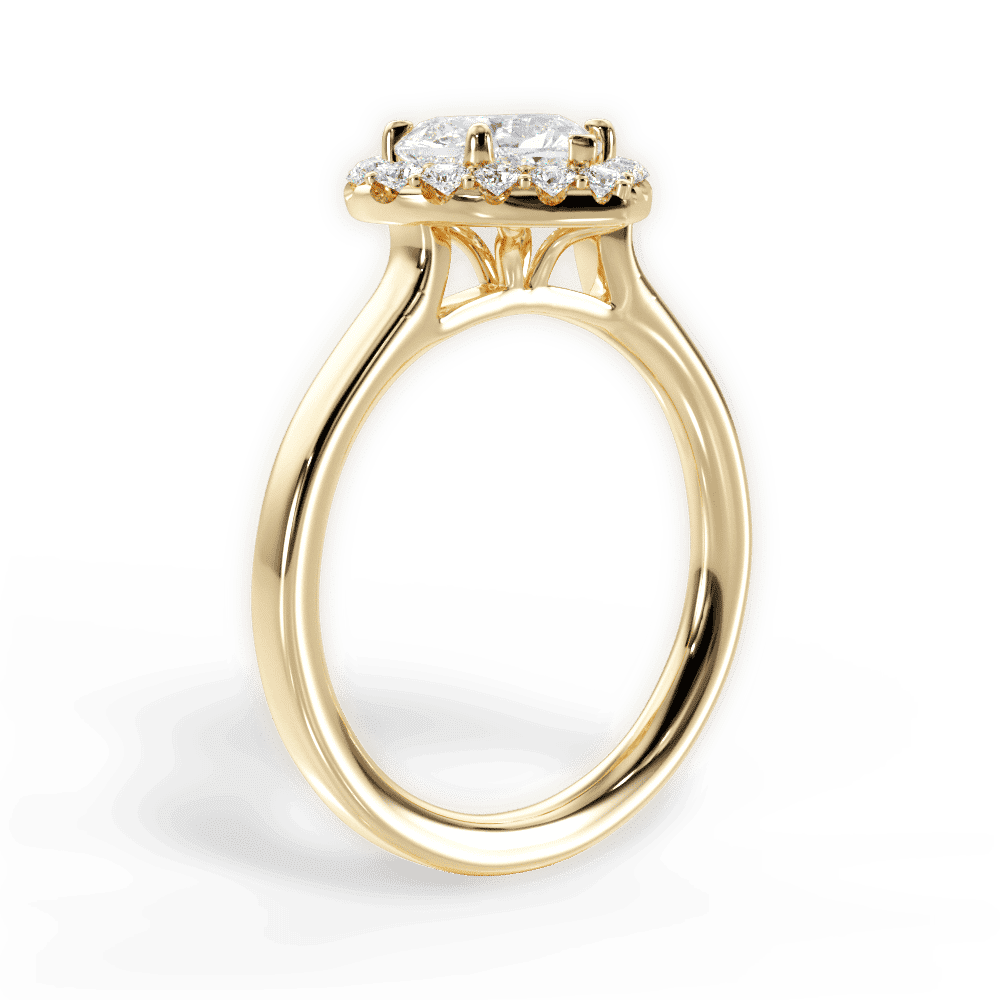 14kt Yellow Gold/18kt Yellow Gold/heart/front