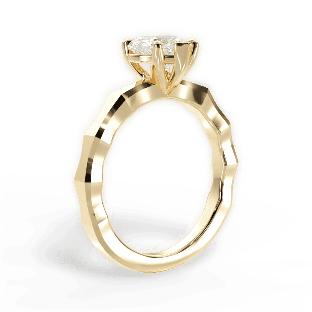 14kt Yellow Gold/18kt Yellow Gold/heart/front