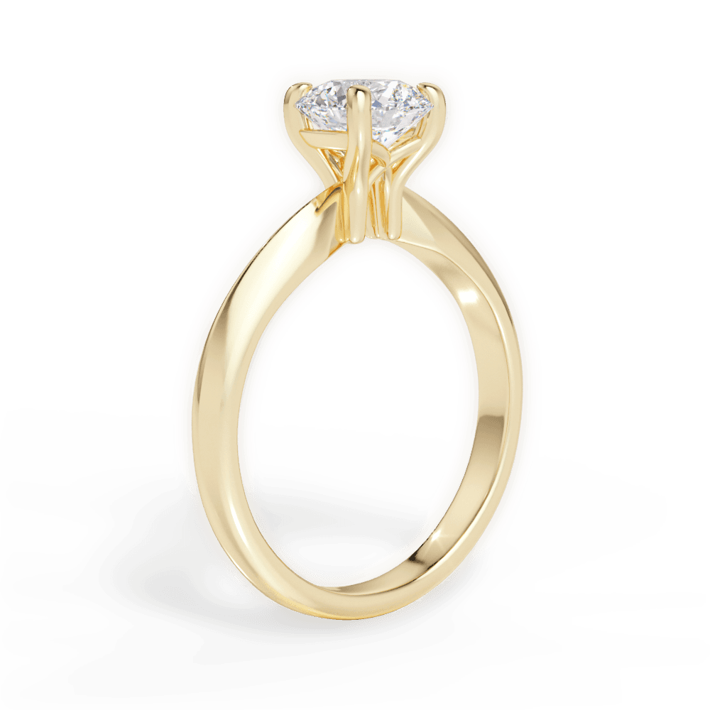 14kt Yellow Gold/18kt Yellow Gold/round/front
