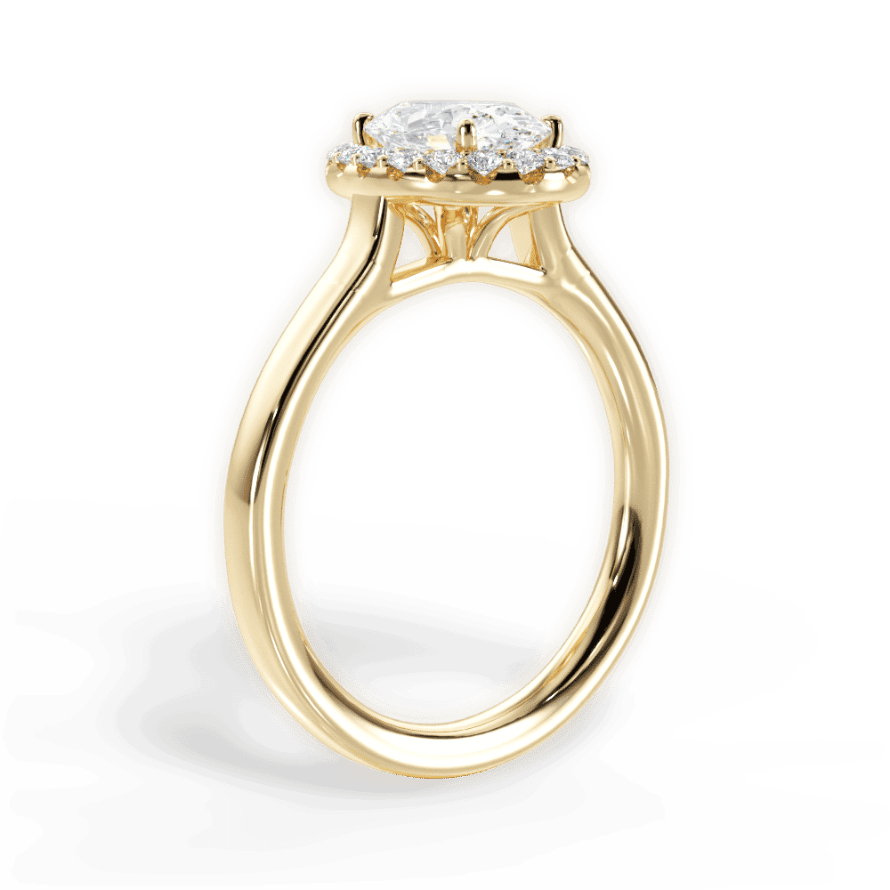 14kt Yellow Gold/18kt Yellow Gold/oval/front