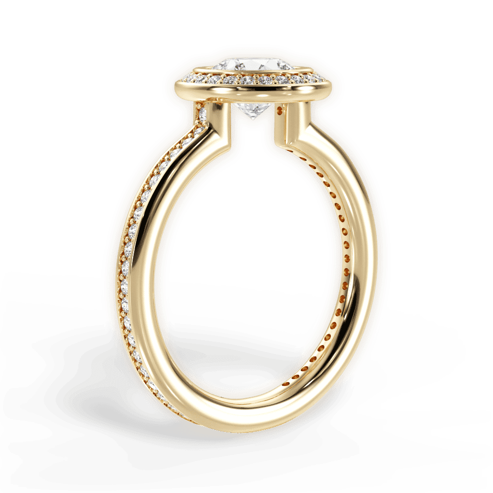 14kt Yellow Gold/18kt Yellow Gold/round/front
