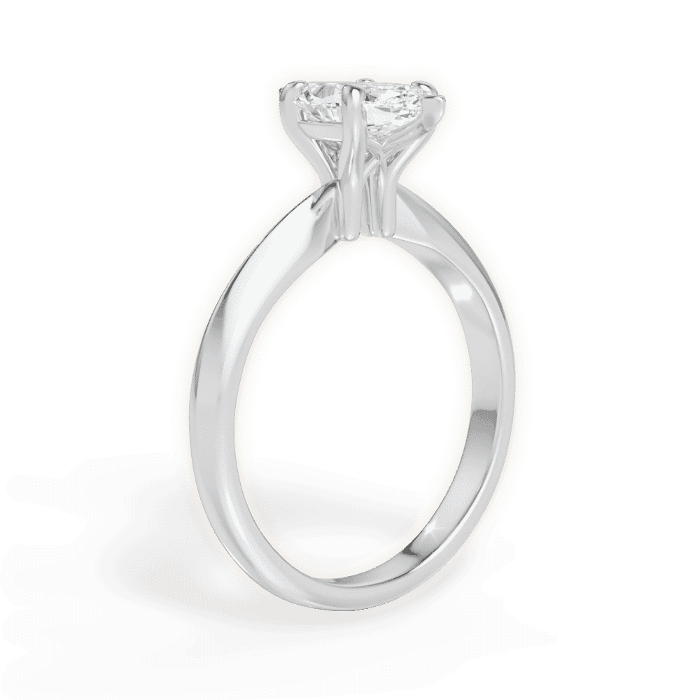 14kt White Gold/18kt White Gold/Platinum/marquise/front