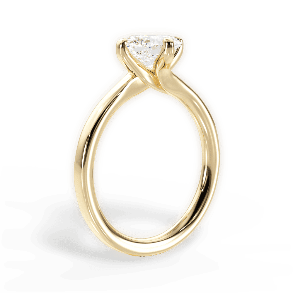 14kt Yellow Gold/18kt Yellow Gold/oval/front