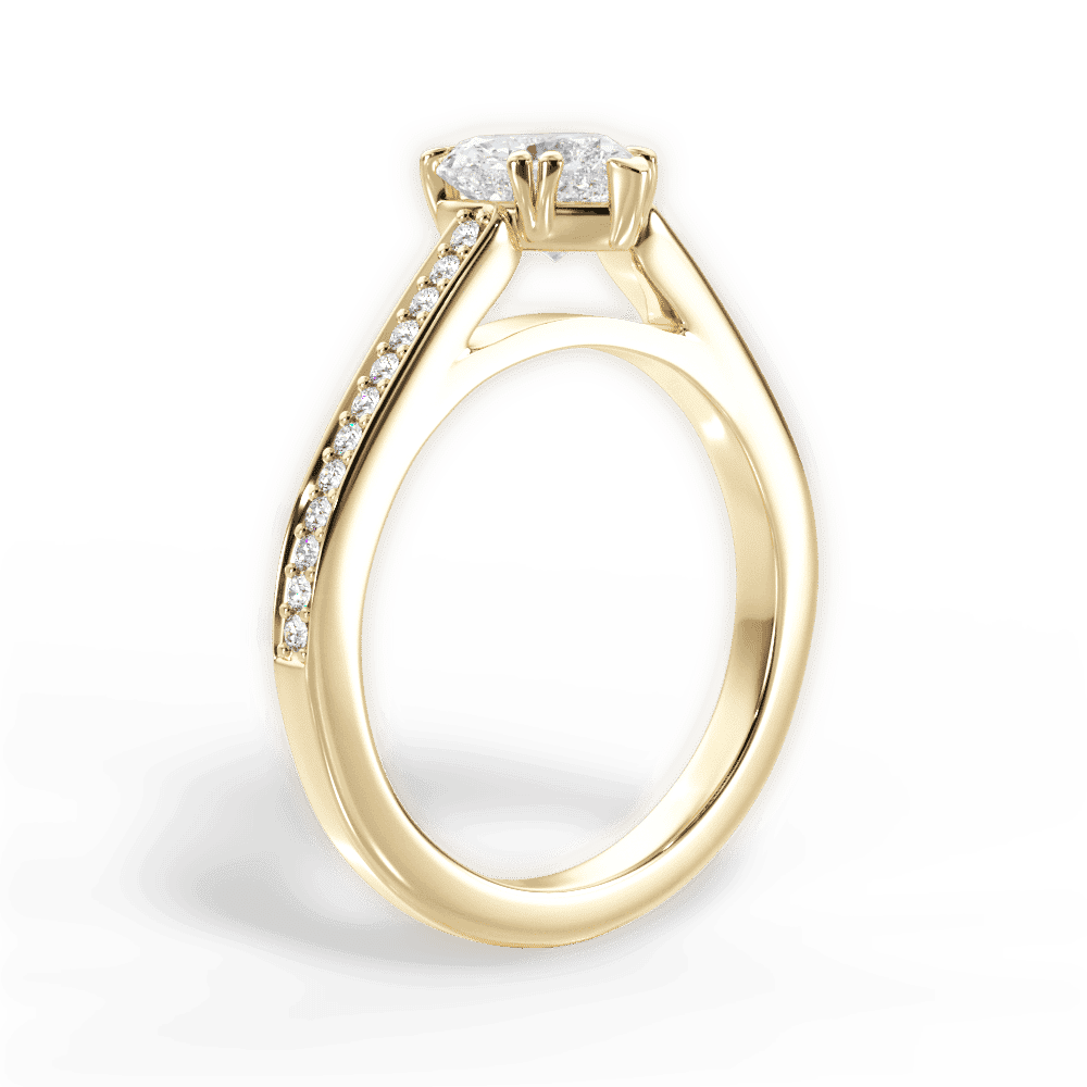 14kt Yellow Gold/18kt Yellow Gold/heart/front