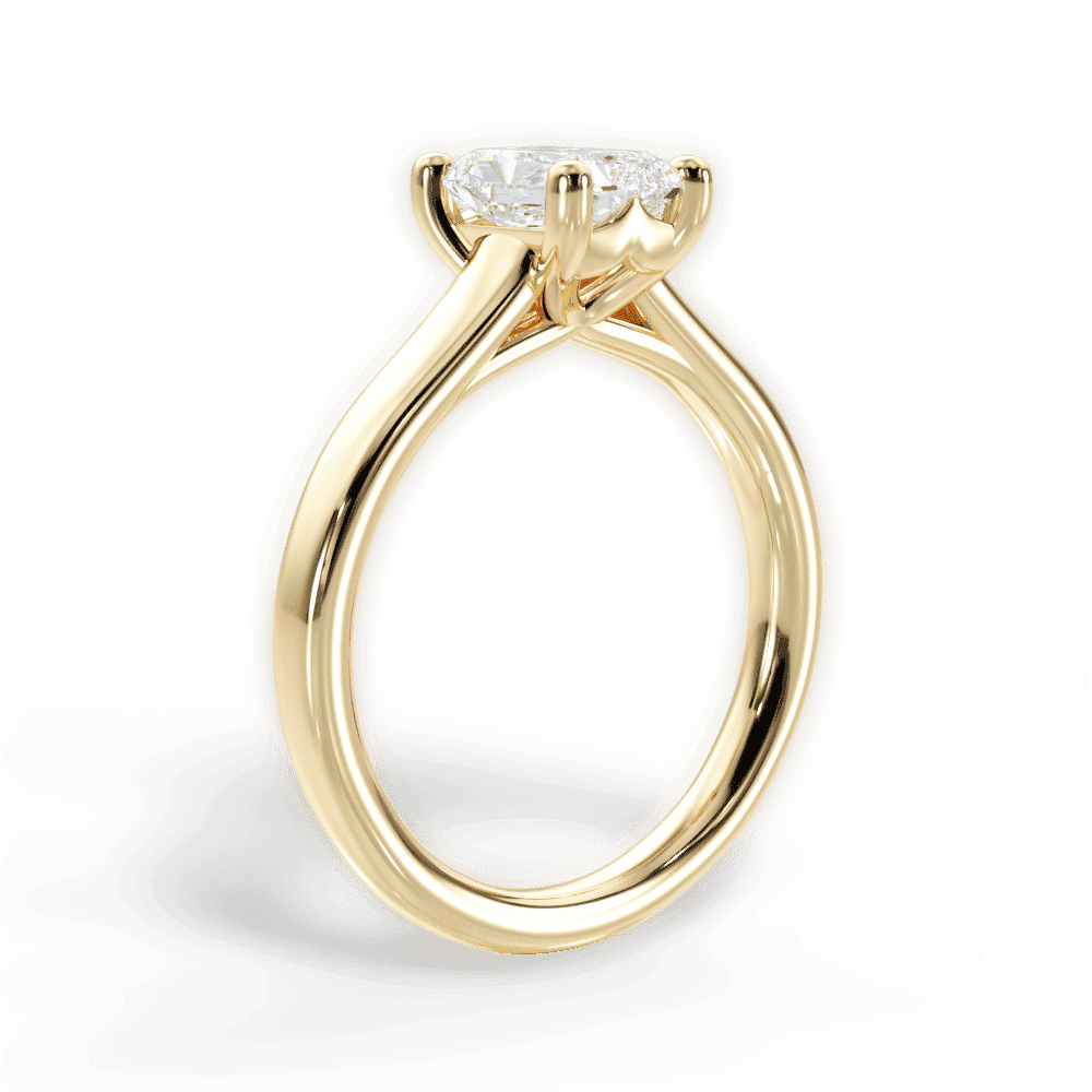 14kt Yellow Gold/18kt Yellow Gold/radiant/front