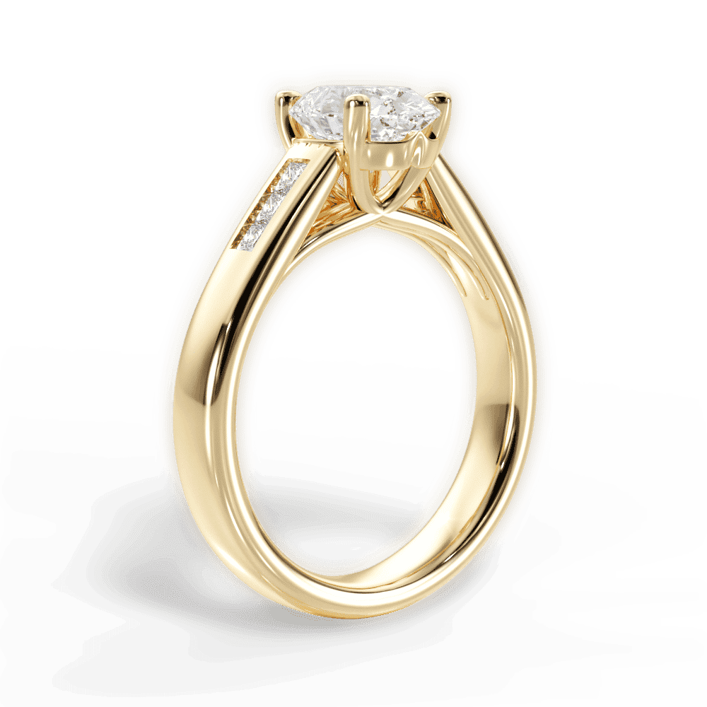 14kt Yellow Gold/18kt Yellow Gold/oval/front