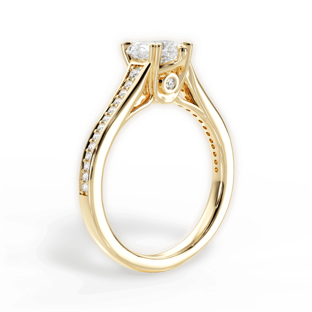 14kt Yellow Gold/18kt Yellow Gold/heart/front