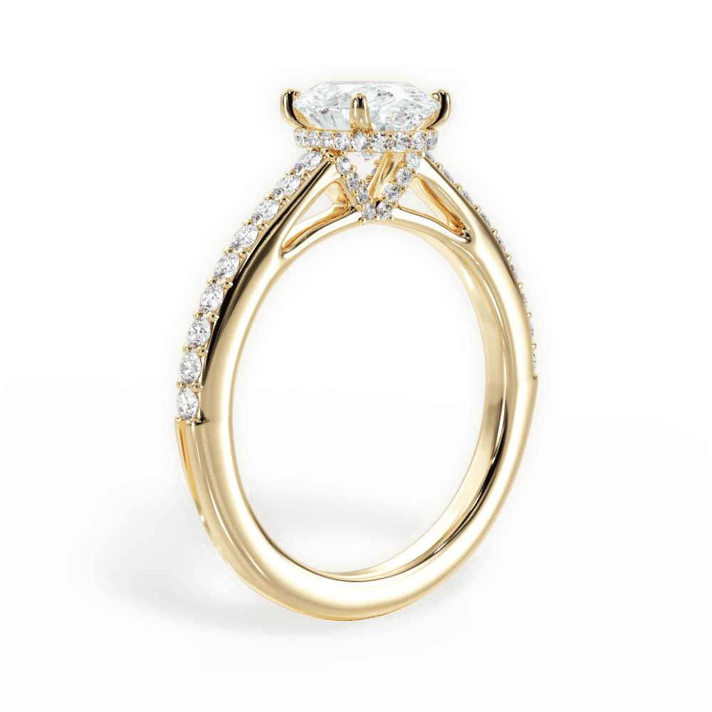 14kt Yellow Gold/18kt Yellow Gold/oval/front