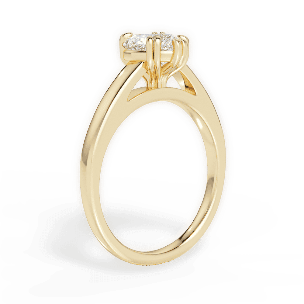 14kt Yellow Gold/18kt Yellow Gold/heart/front