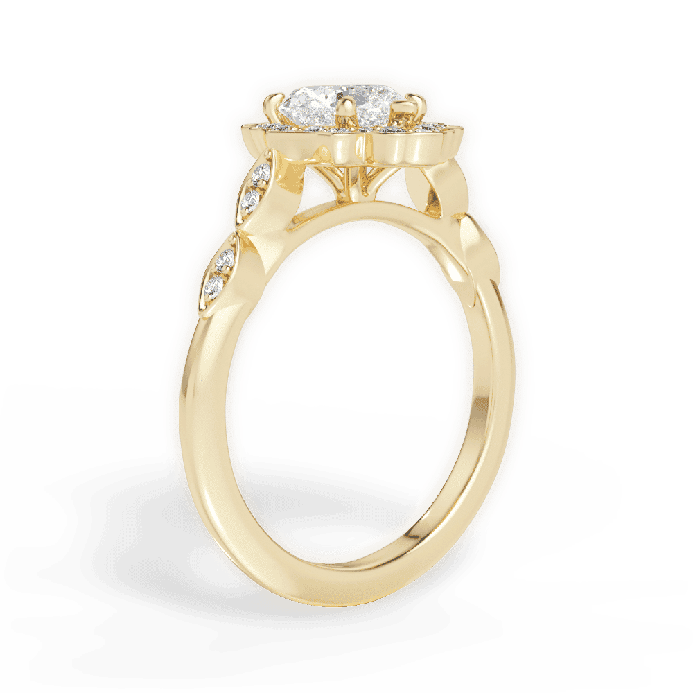 14kt Yellow Gold/18kt Yellow Gold/heart/front