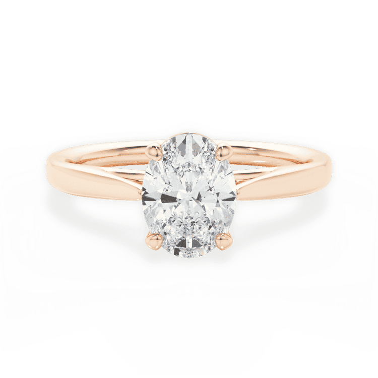14kt Rose Gold/18kt Rose Gold/oval/top sku 1OZ1407