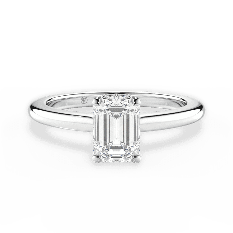 14kt White Gold/18kt White Gold/Platinum/emerald/top sku 1ECZ1341