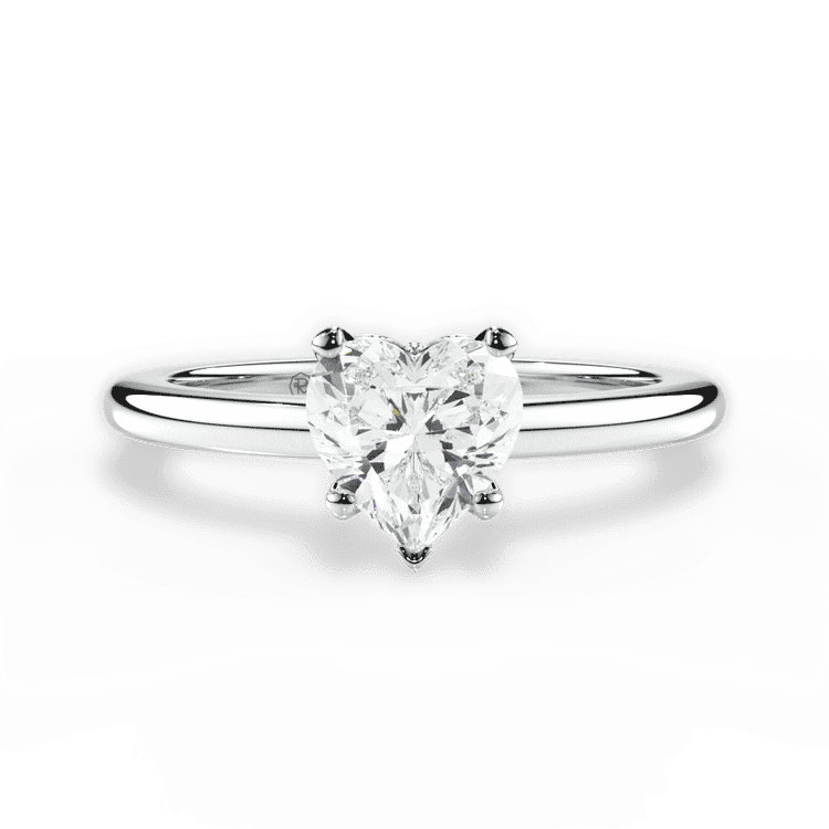 14kt White Gold/18kt White Gold/Platinum/heart/top sku 1HZ1341