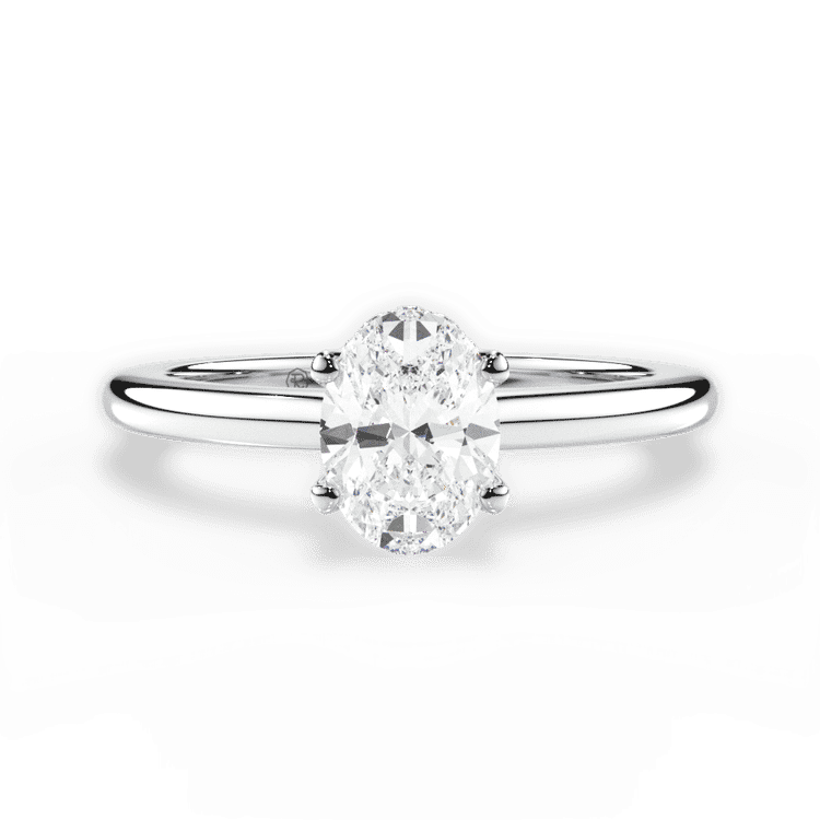14kt White Gold/18kt White Gold/Platinum/oval/top sku 1OZ1341