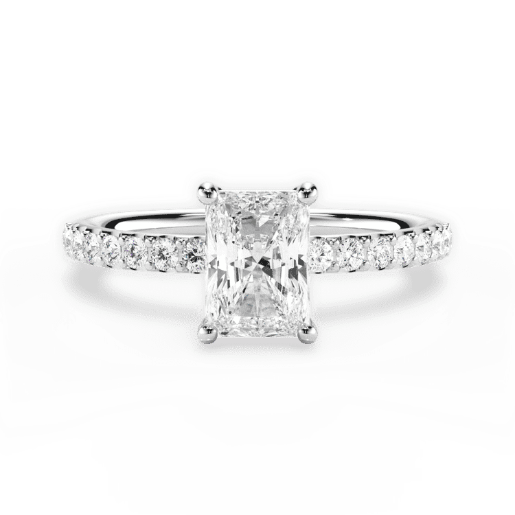 14kt White Gold/18kt White Gold/Platinum/radiant/top sku 1RAZ4753