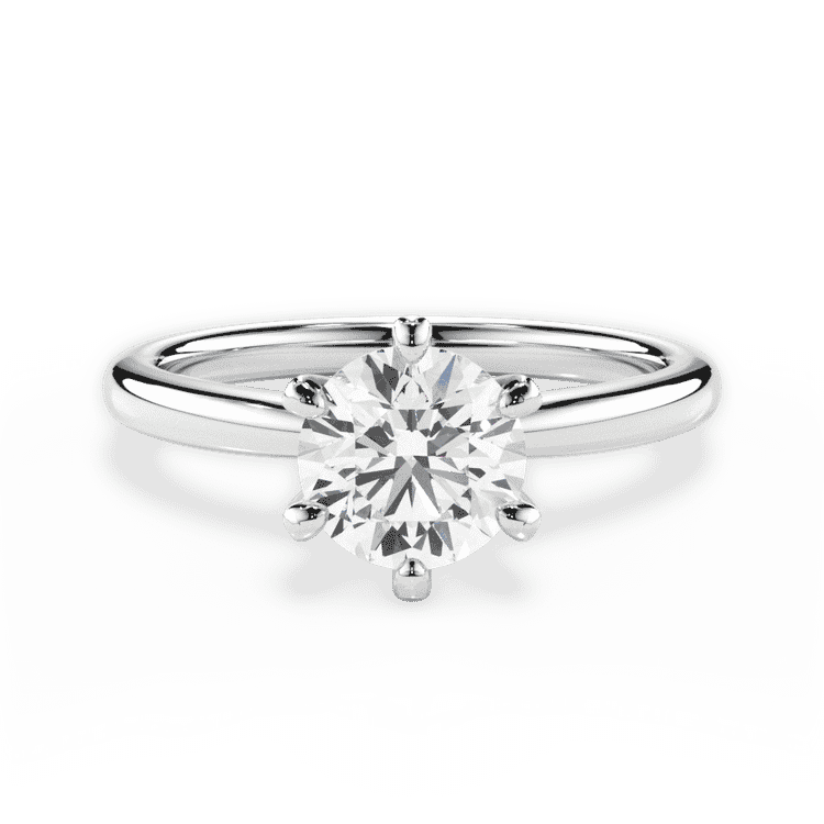 14kt White Gold/18kt White Gold/Platinum/round/top sku 1RZ1416