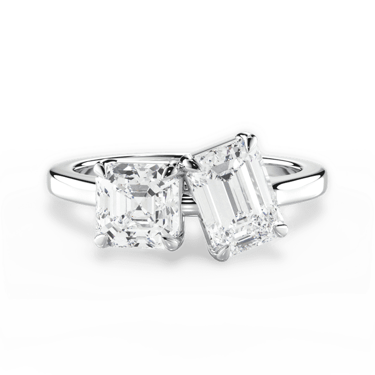 14kt White Gold/18kt White Gold/Platinum/emerald/top sku 1ASZ1001ALDEM