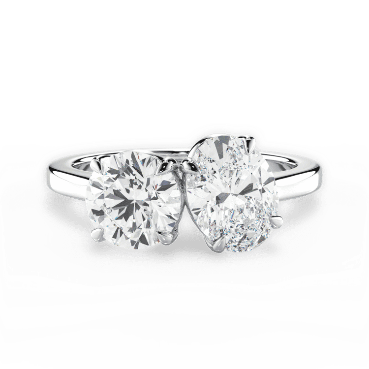 14kt White Gold/18kt White Gold/Platinum/oval/top sku 1RZ1003COV