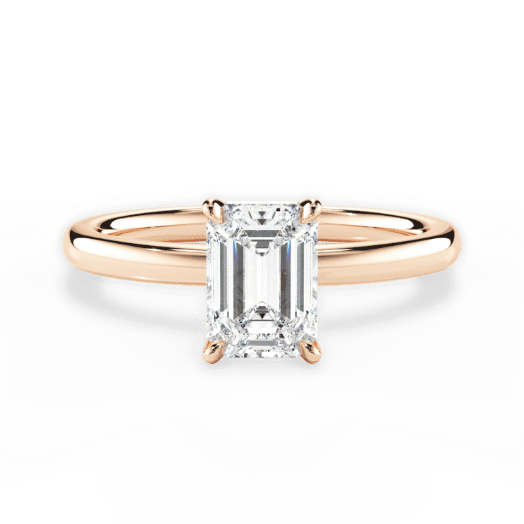 14kt Rose Gold/18kt Rose Gold/emerald/top sku 1ECZ4775