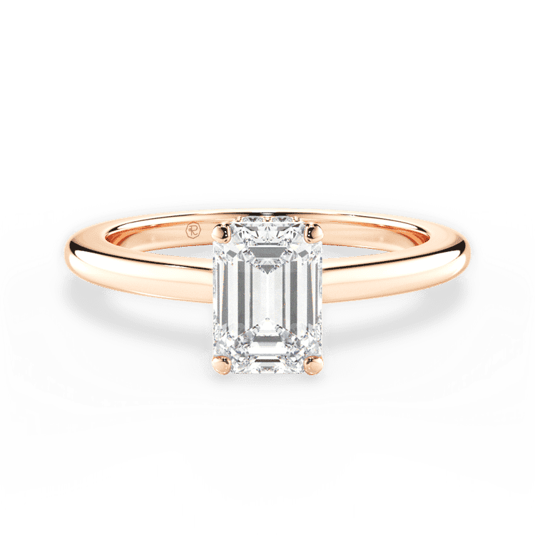 14kt Rose Gold/18kt Rose Gold/emerald/top sku 1ECZ1341