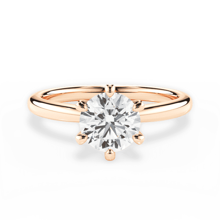 14kt Rose Gold/18kt Rose Gold/round/top sku 1RZ1416
