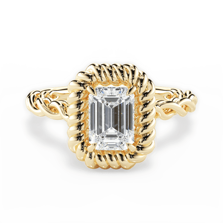 14kt Yellow Gold/18kt Yellow Gold/emerald/top sku 1ECZ4766