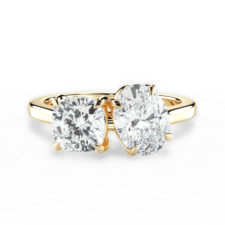 14kt Yellow Gold/18kt Yellow Gold/oval/top sku 1CUZ1002COV