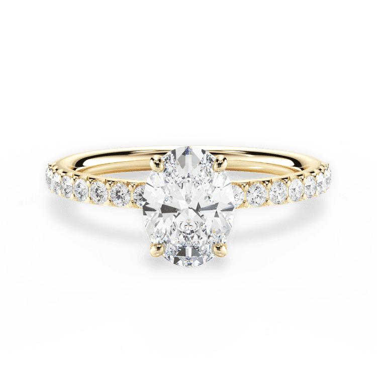 14kt Yellow Gold/18kt Yellow Gold/oval/top sku 1OZ4753
