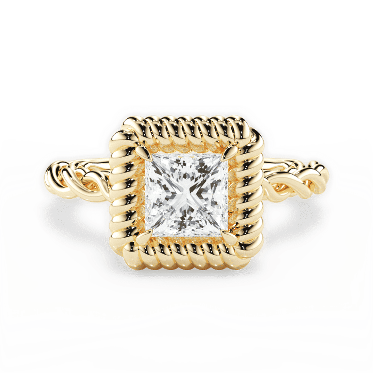 14kt Yellow Gold/18kt Yellow Gold/princess/top sku 1PCZ4766