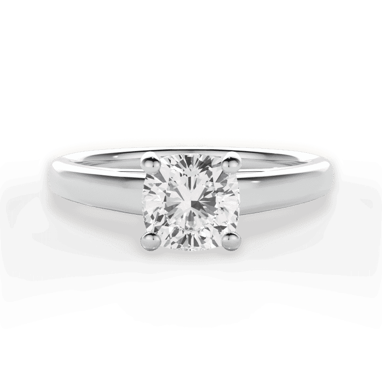 14kt White Gold/18kt White Gold/Platinum/cushion/top sku 1CUZ7231