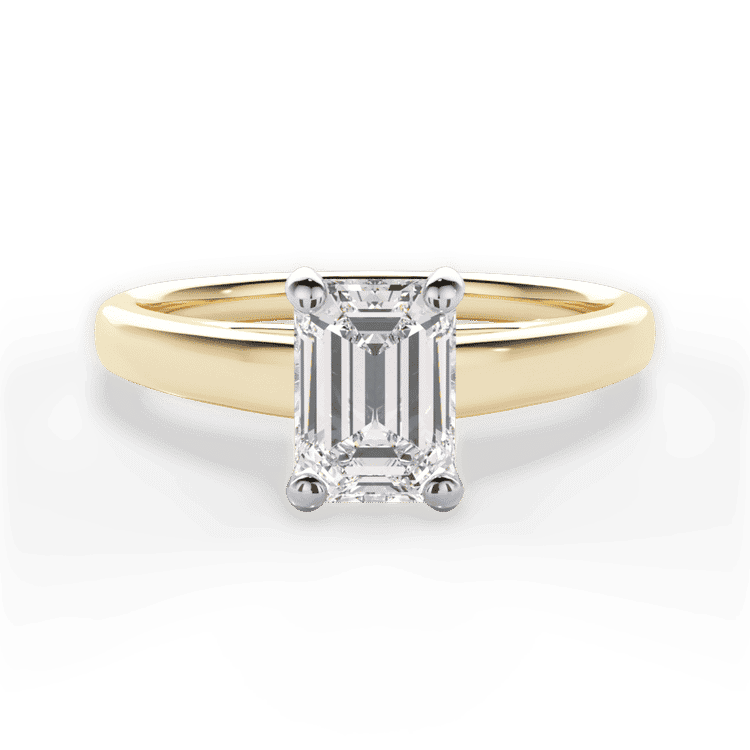 14kt Yellow Gold/18kt Yellow Gold/emerald/top sku 1ECZ7231