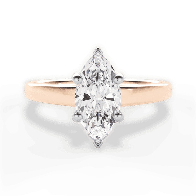 14kt Rose Gold/18kt Rose Gold/marquise/top sku 1MZ7231
