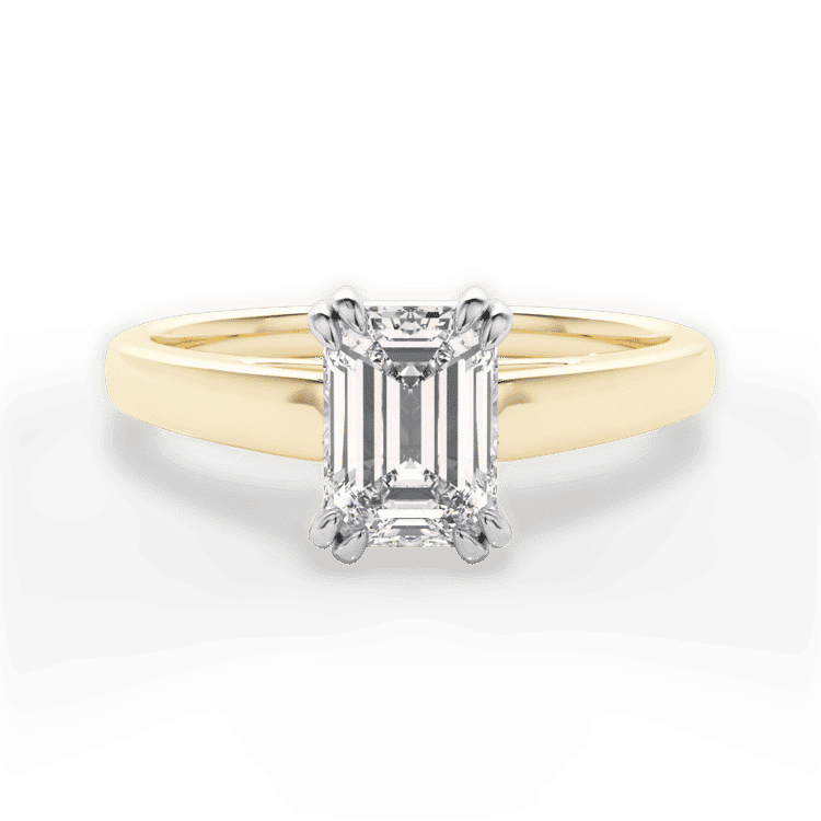 14kt Yellow Gold/18kt Yellow Gold/emerald/top sku 1ECZ7232