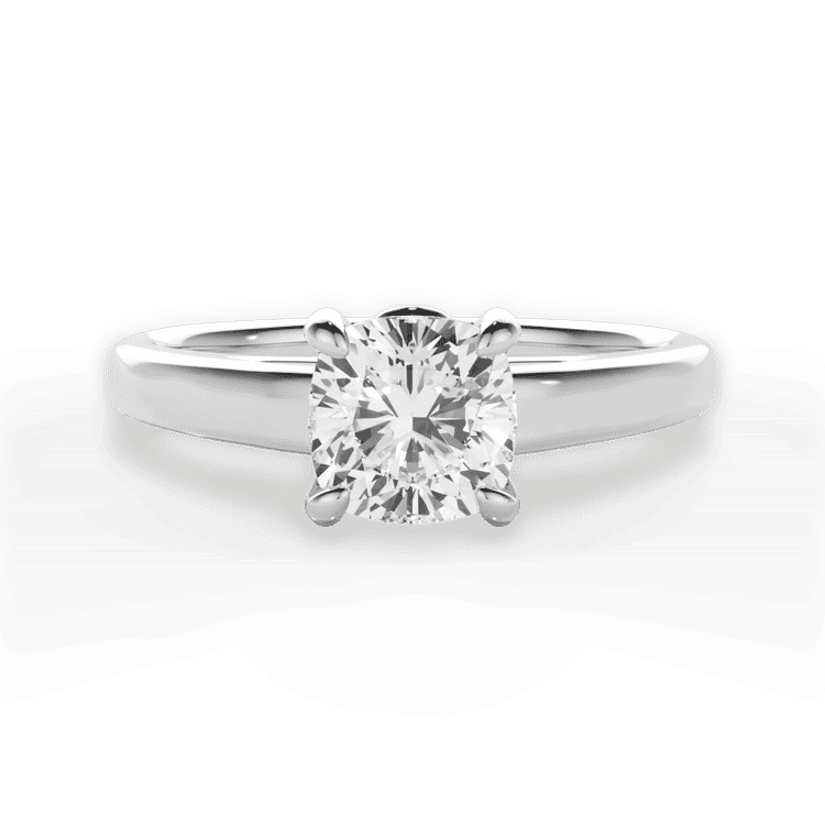 14kt White Gold/18kt White Gold/Platinum/cushion/top sku 1CUZ7234