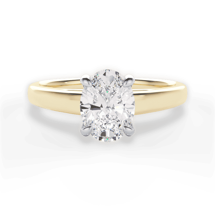 14kt Yellow Gold/18kt Yellow Gold/oval/top sku 1OZ7234