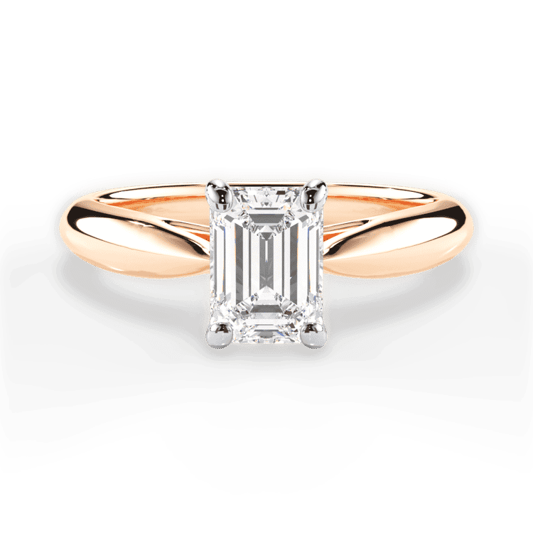 14kt Rose Gold/18kt Rose Gold/emerald/top sku 1ECZ7241