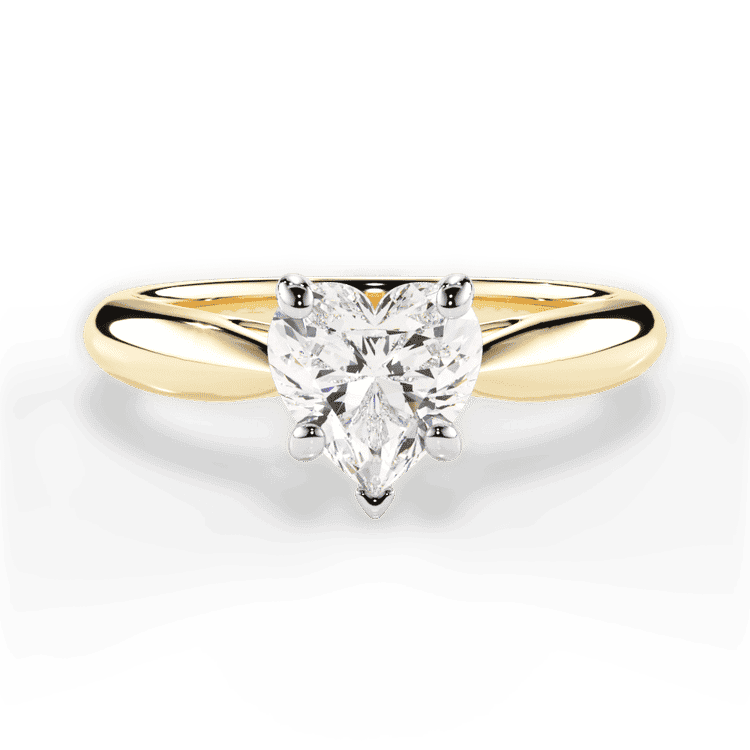 14kt Yellow Gold/18kt Yellow Gold/heart/top sku 1HZ7241