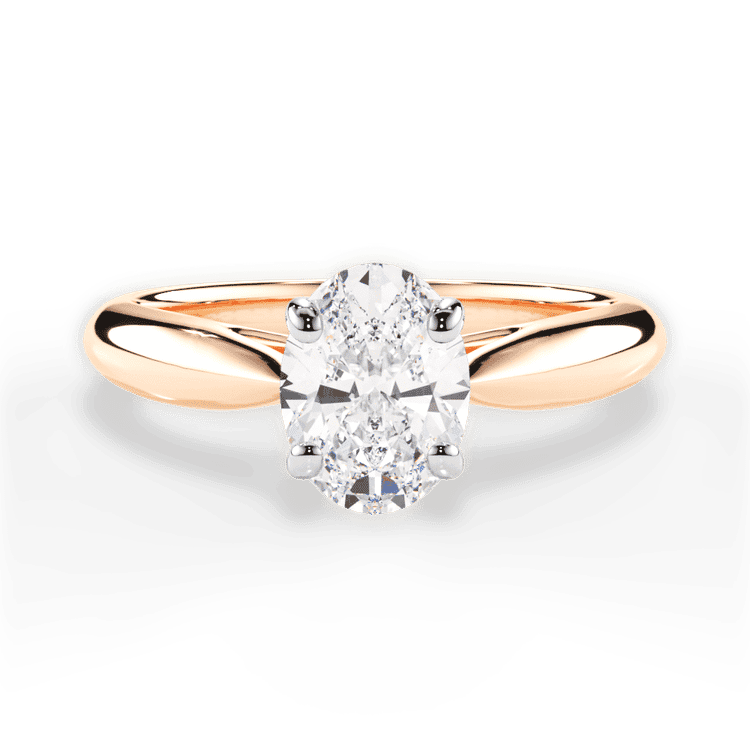 14kt Rose Gold/18kt Rose Gold/oval/top sku 1OZ7241