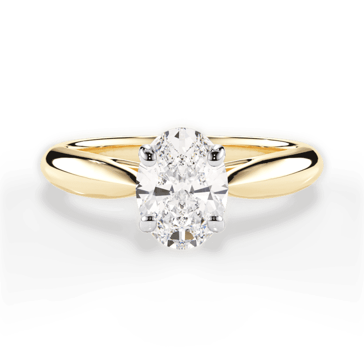 14kt Yellow Gold/18kt Yellow Gold/oval/top sku 1OZ7241