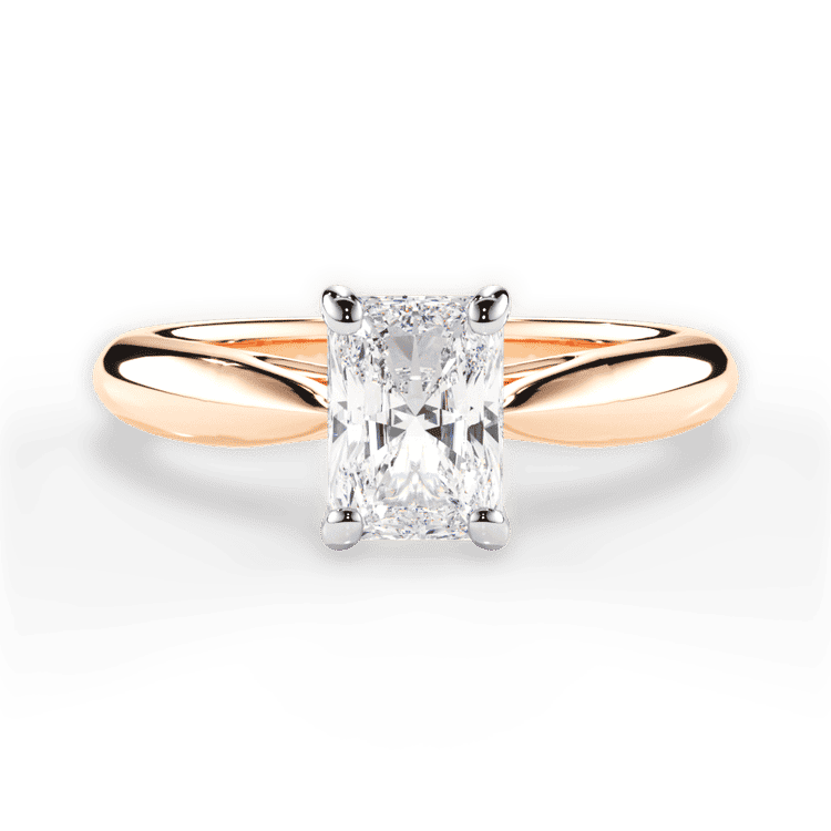 14kt Rose Gold/18kt Rose Gold/radiant/top sku 1RAZ7241