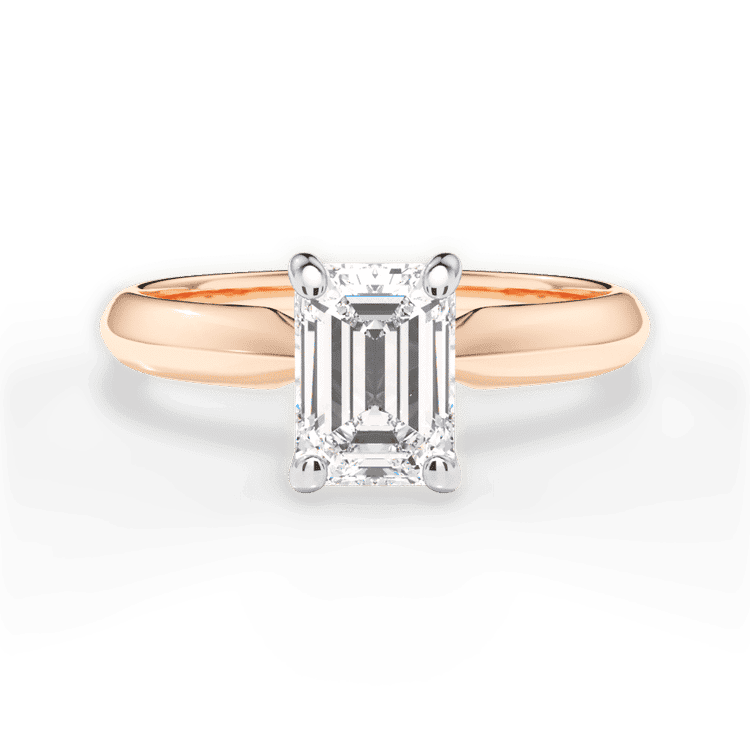 14kt Rose Gold/18kt Rose Gold/emerald/top sku 1ECZ7261