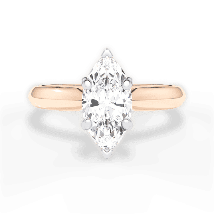 14kt Rose Gold/18kt Rose Gold/marquise/top sku 1MZ7261